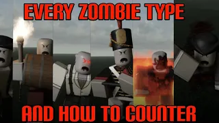 every zombie type and how to counter(guts and blackpowder)