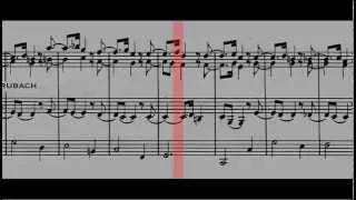 BWV 582 - Passacaglia & Fugue (Scrolling)