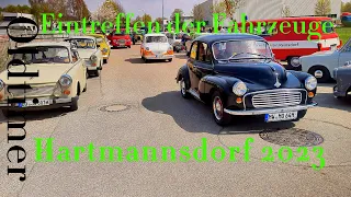 2023 Hartmannsdorf    Oldtimer Treffen 1 Mai  Fahrzeuge fahren ein