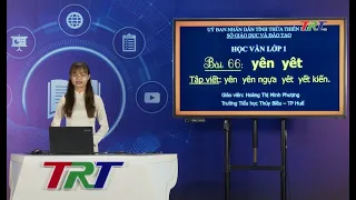 Tiếng Việt lớp 1 (Cánh diều)- Bài 66: Học vần: yên, iêt