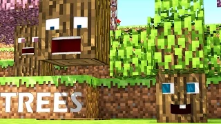 Talking Blocks: Trees (Minecraft Animation)