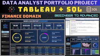 Tableau + SQL Project | Data Analyst Portfolio Project | Beginner to Advanced | Start to End Build