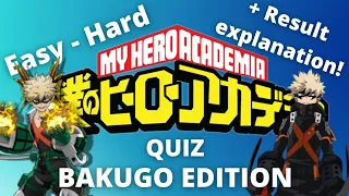 My Hero Academia Quiz: How Well Do You Know Bakugo?+Results #myheroacademia #quiz #bakugo #mha #bnha