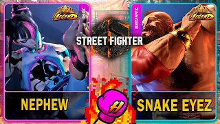 Street Fighter 6 🥊 Nephew (JURI) VS Snake Eyez (ZANGIEF) 🥊 スト6  🥊 SF6 🥊4K 60ᶠᵖˢ