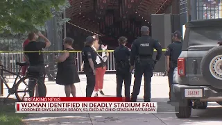 Person named who fell from Ohio Stadium stands during graduation