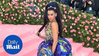 Dua Lipa puts on colorful display on 2019 Met Gala red carpet