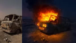 The burning car photoshop Manipulation Tutorial || DS Works #photoshop #tutorial