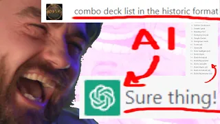 AI CREATED THE BEST HISTORIC COMBO DECK, COMPLETELY UNBEATABLE! Chat GPT Historic MTG Arena