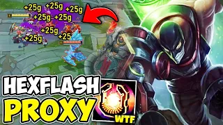 This is why people HATE dealing with a Singed Proxy (HEXFLASH INTO THEIR BASE)