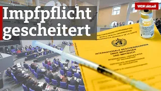 Corona-Impfpflicht in Deutschland: Bundestag lehnt ab | WDR aktuell