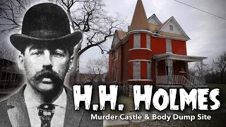 H.H. Holmes America's First Serial Killer - Site of The Murder Castle and Body Dump in Chicago  4K