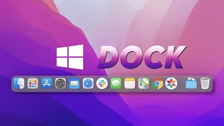 How to make Windows taskbar look like MacOS dock | No NEXUS launcher