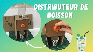 Fabriquer un distributeur de boisson en carton