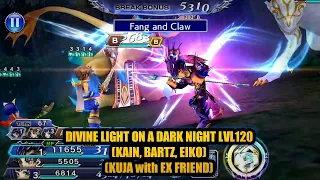 DFFOO GL#128.2 DIVINE LIGHT ON A DARK NIGHT LVL 120 (KAIN, BARTZ, EIKO) 211K SCORE