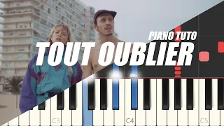 Angèle feat. Roméo Elvis - Tout Oublier (Easy Piano Tutorial)