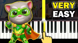 Talking TOM HERO DASH  - City Theme - VERY EASY Piano tutorial