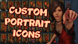 How To Customize Dead By Daylight Portraits! [Custom Portrait Pack]