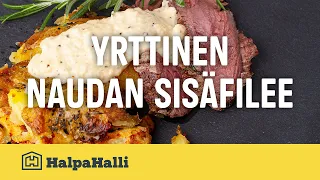 Yrttinen naudan sisäfilee • Hyvän Arjen Resepti • HalpaHalli