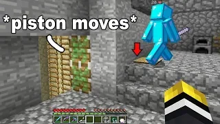 I found this kids underground Minecraft base.. then his redstone exposed a secret room!