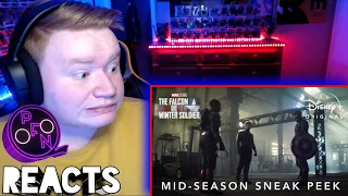 'FALCON AND WINTER SOLDIER' Official Mid-Season Trailer Reaction | PFNReacts