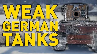 WEAK GERMAN TANKS in World of Tanks?