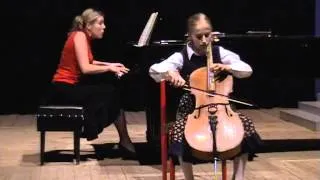 10 year-old MARGARITA BALANAS (cello) Popper Gavotte No. 2 in D Major