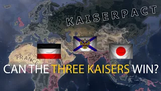 HOI4 Timelapse - What if the German Empire, Russia and Shogun Japan fought the major powers in WW2?