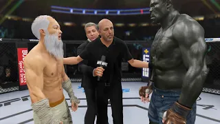 Old Bruce Lee vs. Incredible Hulk - EA Sports UFC 4 - Crazy UFC 👊🤪