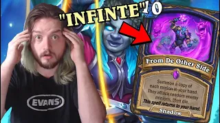 This Deck GOES INFINITE. Kinda. | Otherside Shaman is the MOST WACKY DECK from TITANS! | Hearthstone