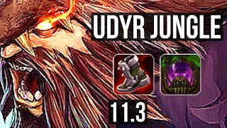 UDYR vs KAYN (JUNGLE) | Rank 1 Udyr, 9/0/6, Legendary | EUW Challenger | v11.3