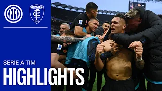 GRANDE RIMONTA E +3 🤩🔥 | INTER 4-2 EMPOLI | HIGHLIGHTS | SERIE A 21/22 ⚫🔵