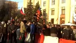 Мітинг патріотів та сепаратистів в Харкові, вечір 7.04.2014