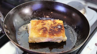 Croque Monsieur Sandwich: The Old Versus The New Recipe ( Cooked in a frying pan)