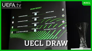 UEFA Europa Conference League Quarter-final & Semi-final draw