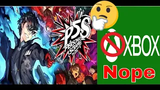 Why is persona 5 strikers going to every platform but is skipping Xbox Series|One
