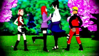 [MMD NARUTO] NaruSaku & SasuKarin (Posin) 【MEME】