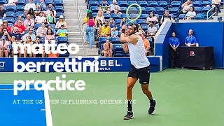 Matteo Berrettini (Italy) Practice | US Open 2023