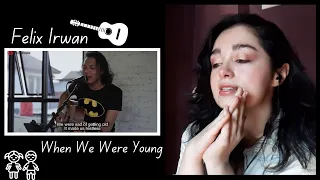 First Time Listening to Felix Irwan - When We Were Young (Cover) [Reaction Video] 🥲 So Beautiful!