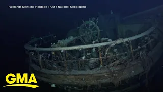 Exclusive look at the discovery of historic ship Endurance l GMA