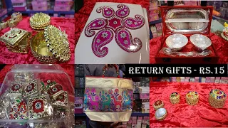 Rs.15 Onwards All Varieties Of Return Gift Items With Cheap Rate | Agarwal Fancy Sowcarpet