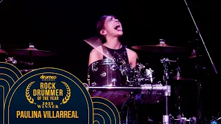 Paulina Villarreal wins Rock Drummer Of The Year 2023 at the Drumeo Awards!