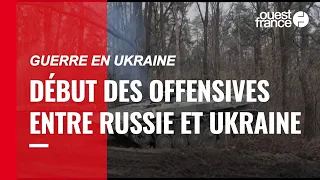 Guerre en Ukraine : retour sur une première journée de combats entre forces russes et ukrainiennes