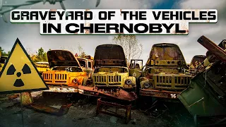 Graveyard of the Vehicles in Chernobyl: Rassokha and Buryakivka