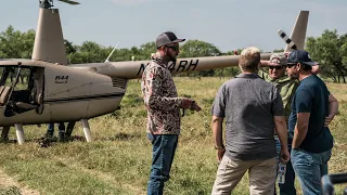 Matt's Group Helicopter Hog Hunts in Texas