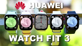 HUAWEI WATCH FIT 3 In-depth REVIEW! - Best Smartwatch 2024 for Fitness Tracking