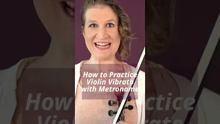 How to practice violin vibrato with a metronome? #shorts