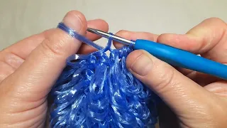 Как вязать вытянутые петли крючком