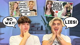Reacting to Lies About Us On The Internet! | ft. Gavin Magnus