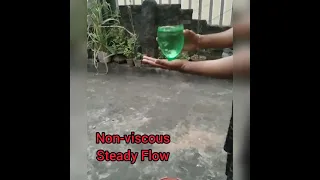 Viscous vs Non-viscous Flow an easy demonstration