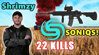 Soniqs Shrimzy - 22 KILLS - New Team! - M416 - SOLO - PUBG